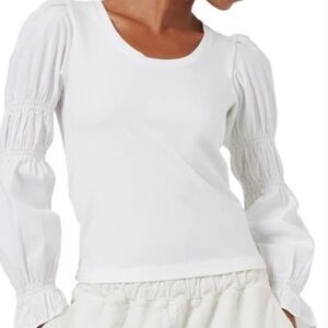 French Connection
White Smocked Sleeve
Blouse